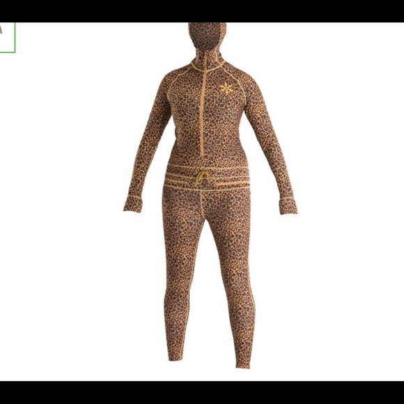 Airblaster Classic Ninja Suit Winter/Ski Base layer in Cheetah Print Women’s XS - Picture 7 of 7
